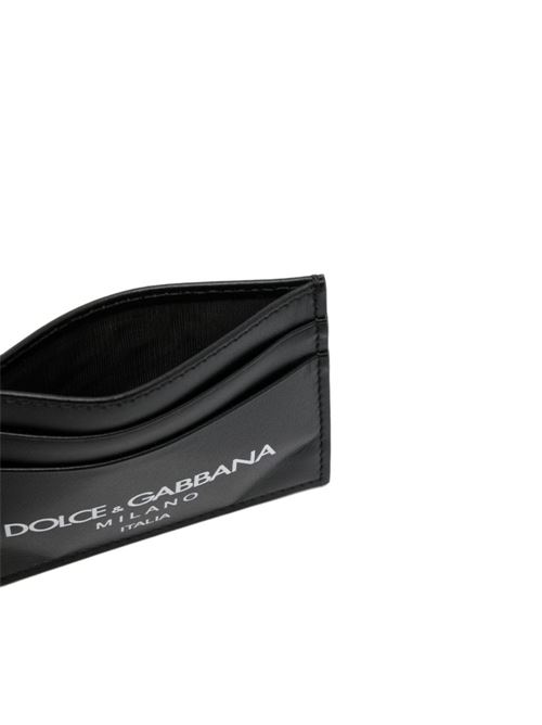 Calfskin card holder with logo DOLCE&GABBANA | BP0330AN244HNII7